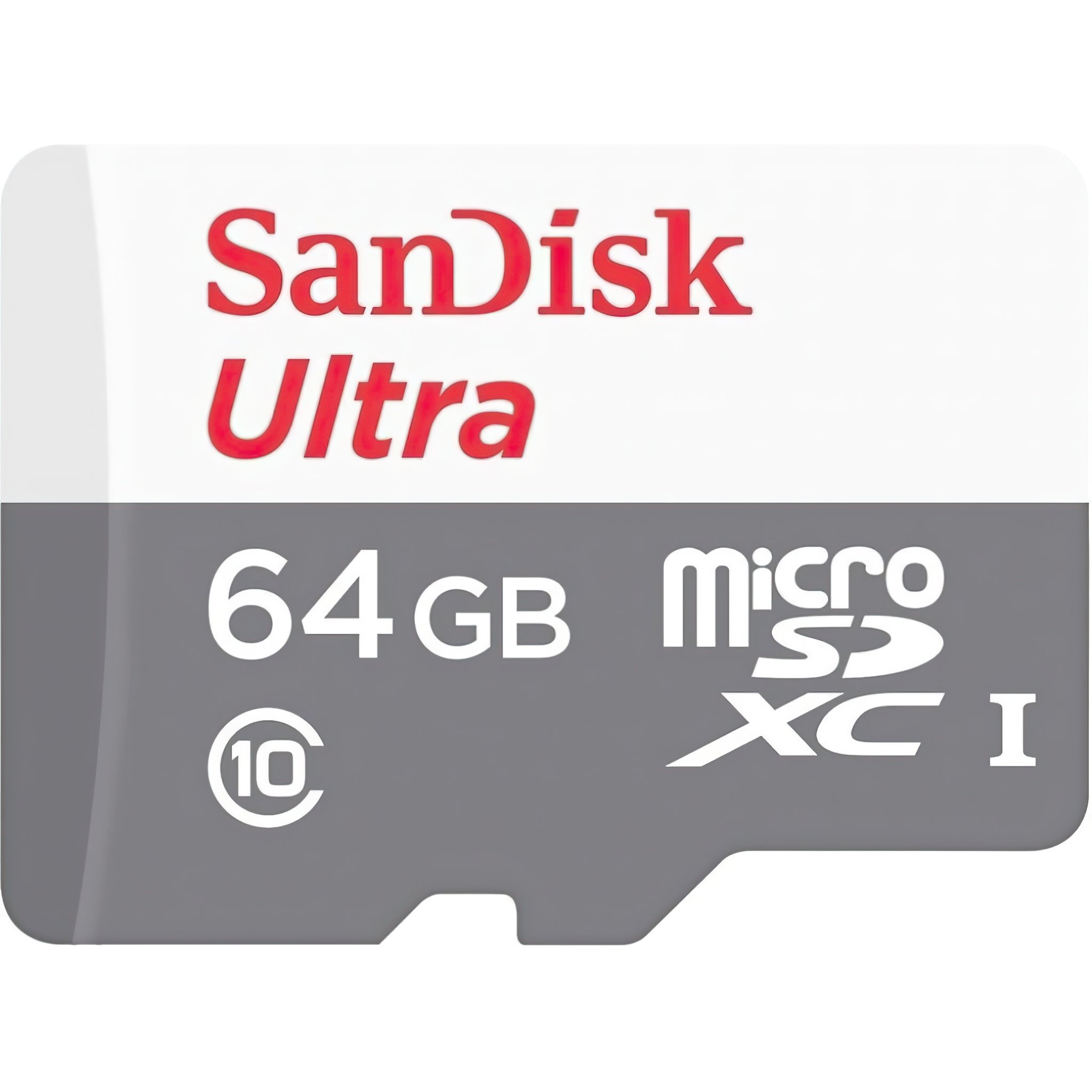 Карта пам`яті SanDisk microSDHC 64GB C10 UHS-I R100MB/s Ultra + SD (SDSQUNR-064G-GN3MA)