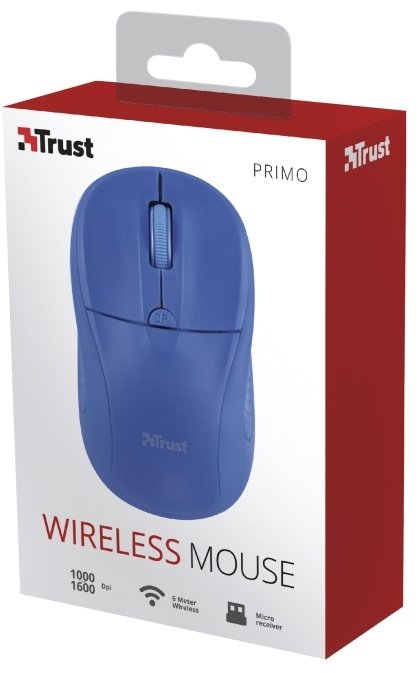 Миша Trust Primo WL Light Blue (20786_TRUST)