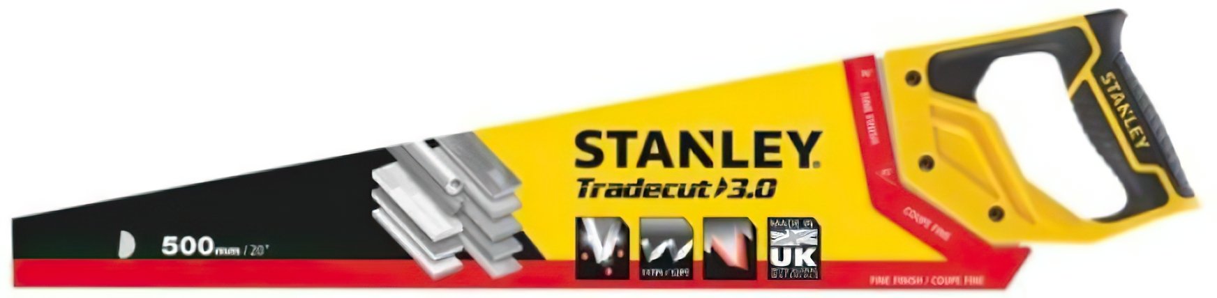 Ножівка STANLEY по дереву 500мм 11TPI