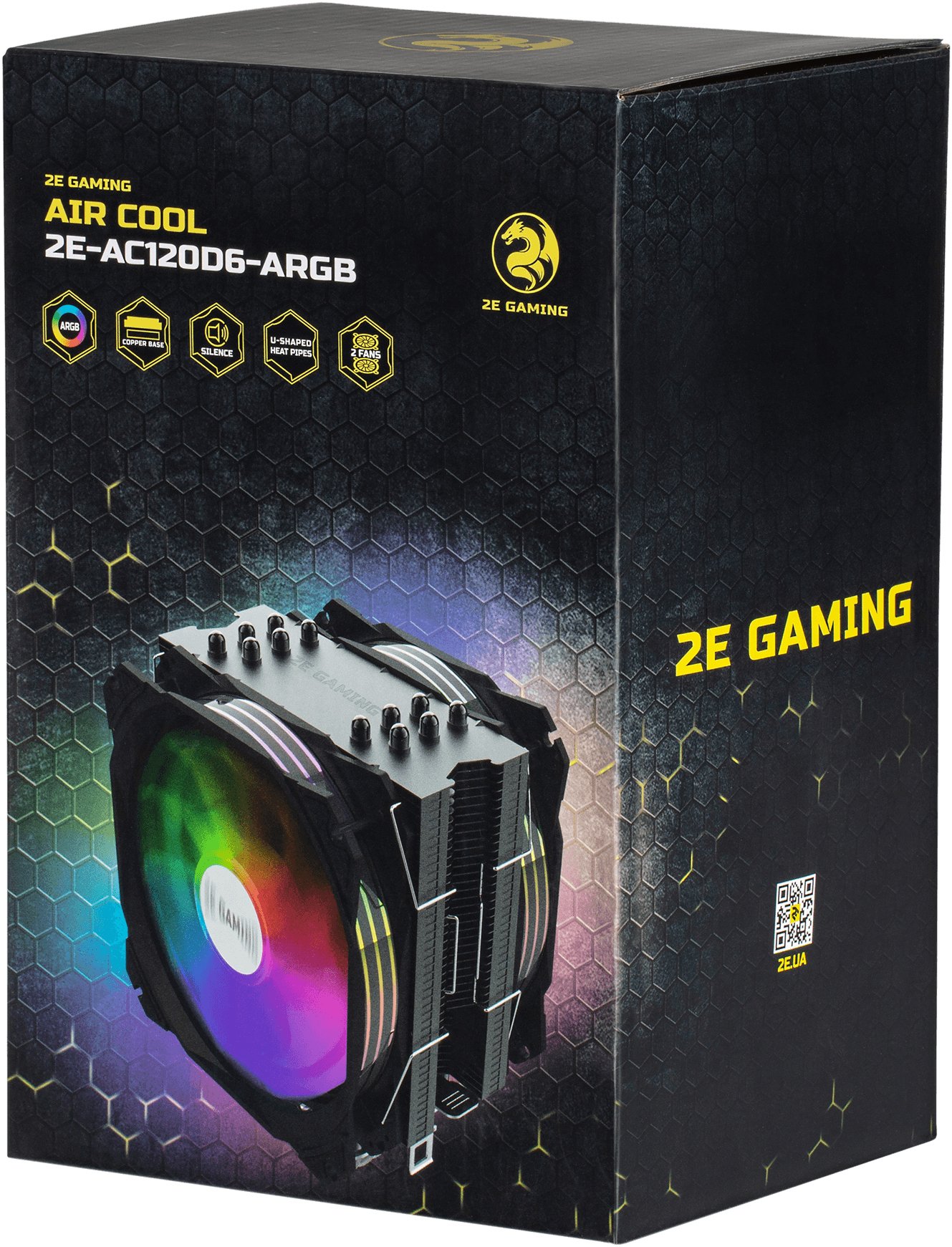 Процессорный кулер 2E GAMING AIR COOL (AC120D6) (2E-AC120D6-ARGB)