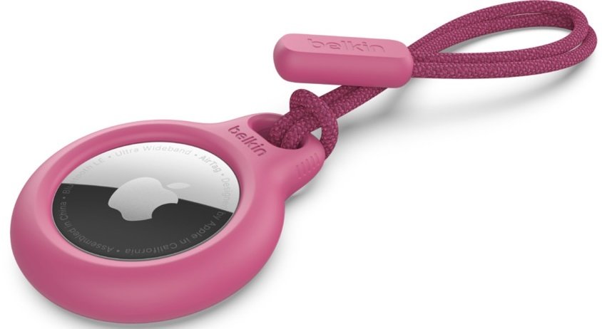 Чохол Belkin Secure Holder with Strap AirTag Pink (F8W974BTPNK)