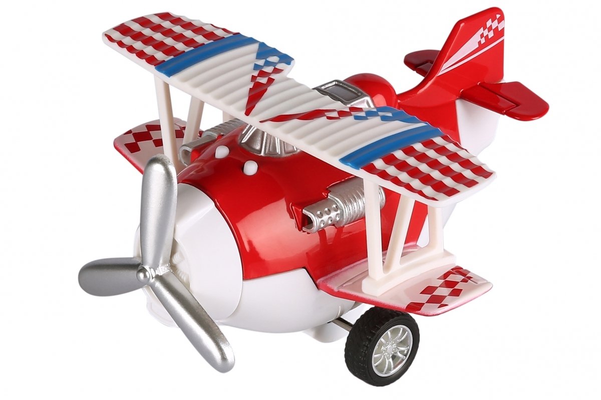 Самолет металлический инерционный Same Toy Aircraft красный со светом и музыкой (SY8012Ut-3)