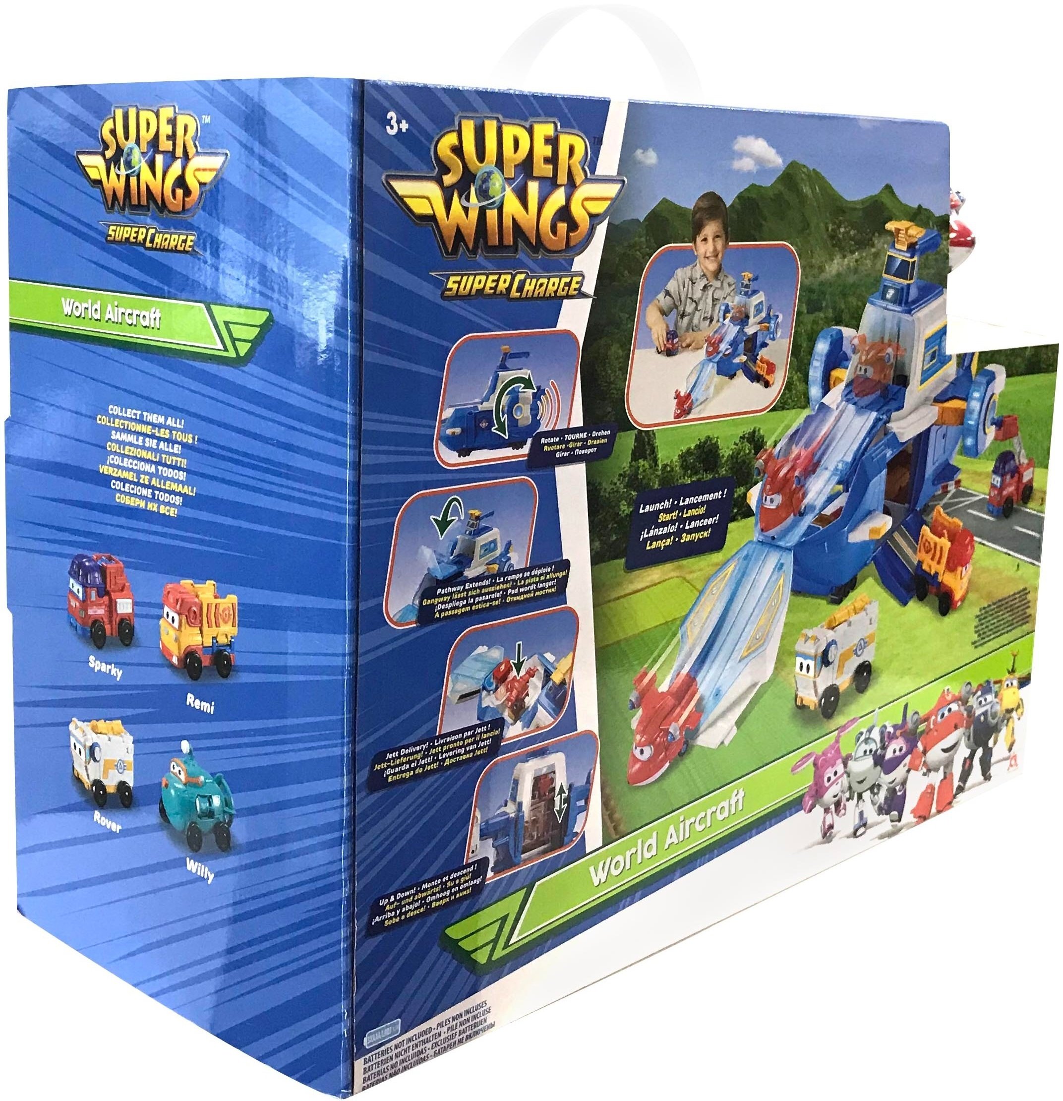 Ігровий набір Super Wings Air Moving Base, Повітряна База, світло, звук