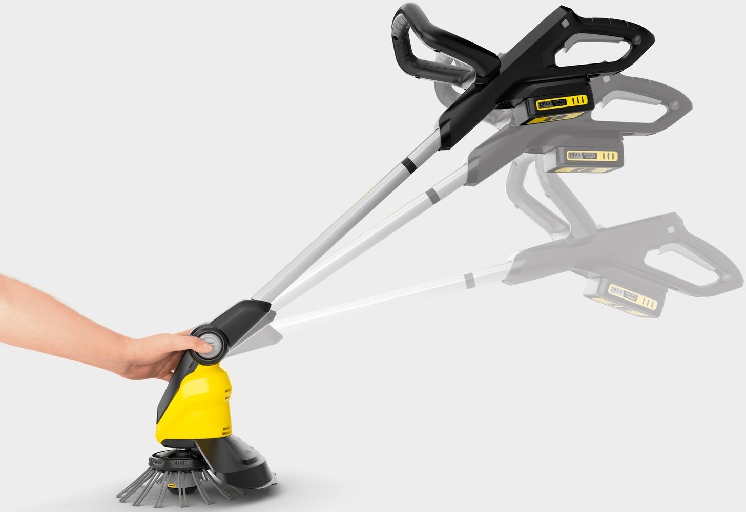 Триммер садовый аккумуляторный Karcher WRE 18-55 для удаления сорняков (1.445-244.0)