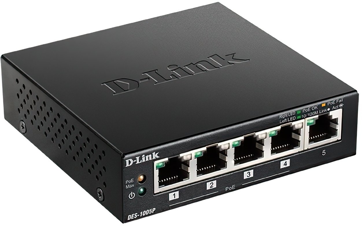 Коммутатор D-Link DES-1005P