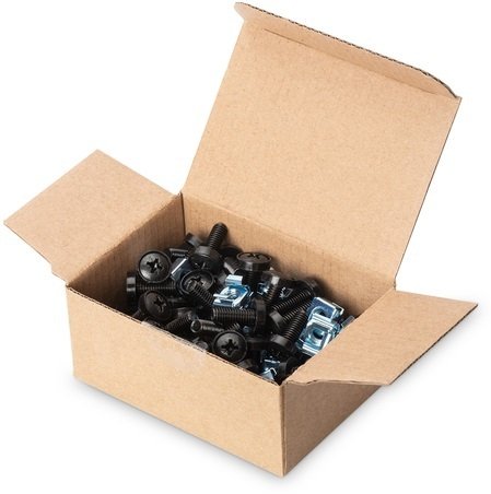 Крепежный набор DIGITUS M6 Screws&Nuts, 50 pcs., black (DN-19SET)