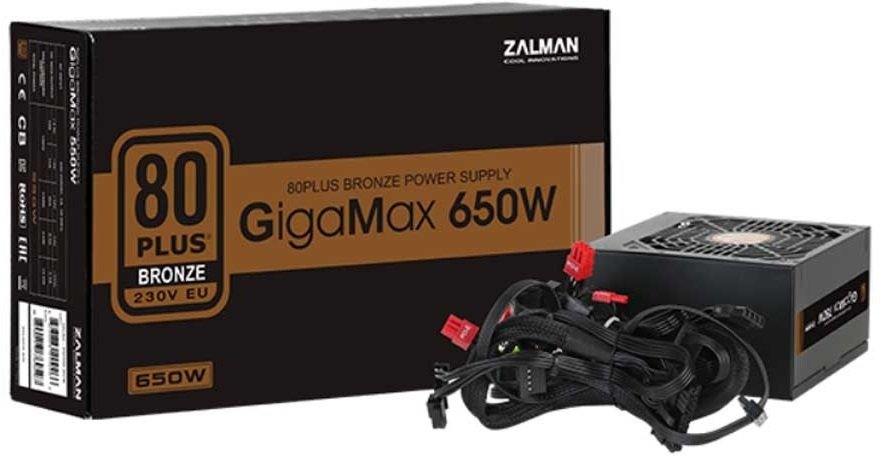 Блок питания ZALMAN 650-GVII GigaMax (650W) (ZM650-GVII)