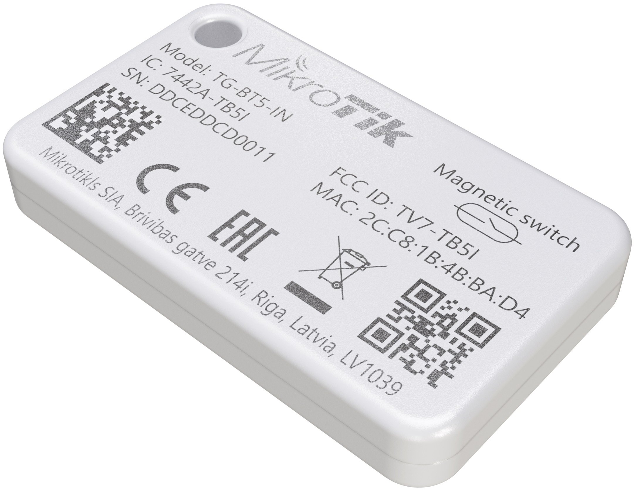 Теги MikroTik TG-BT5-IN, Bluetooth (TG-BT5-IN)