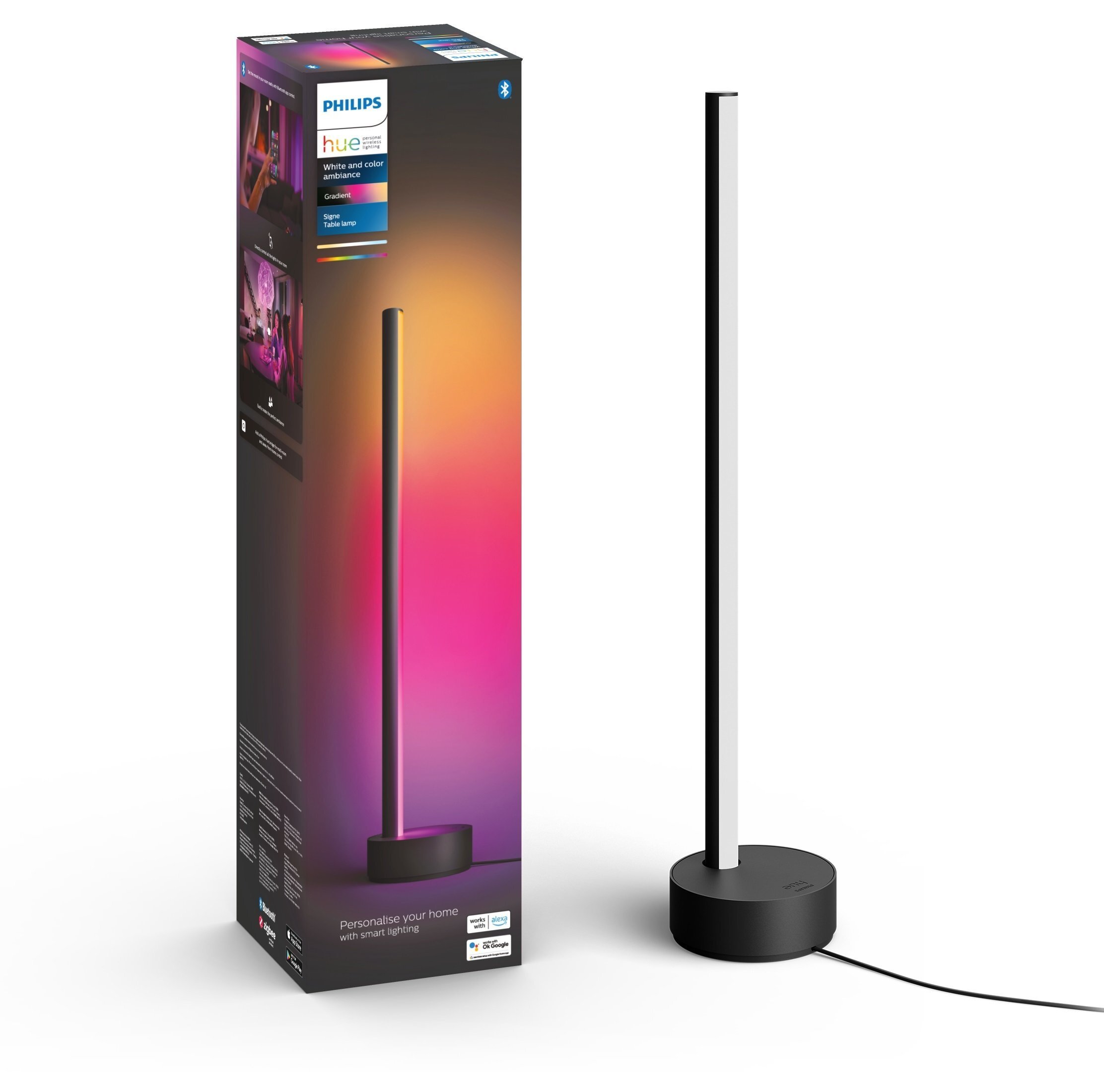 Настільний світильник Philips Hue Signe 2000K-6500K RGB Gradient Bluetooth (915005987001)