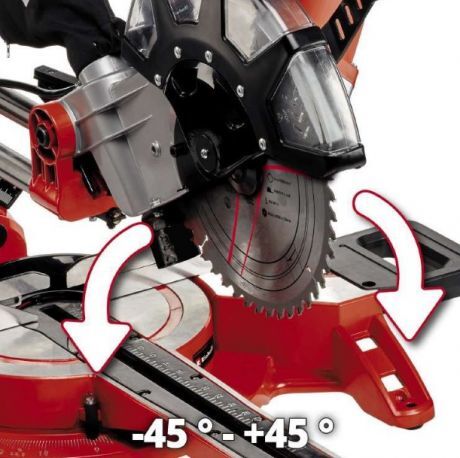 Пила торцювальна з протяжкою Einhell TC-SM (4300395)