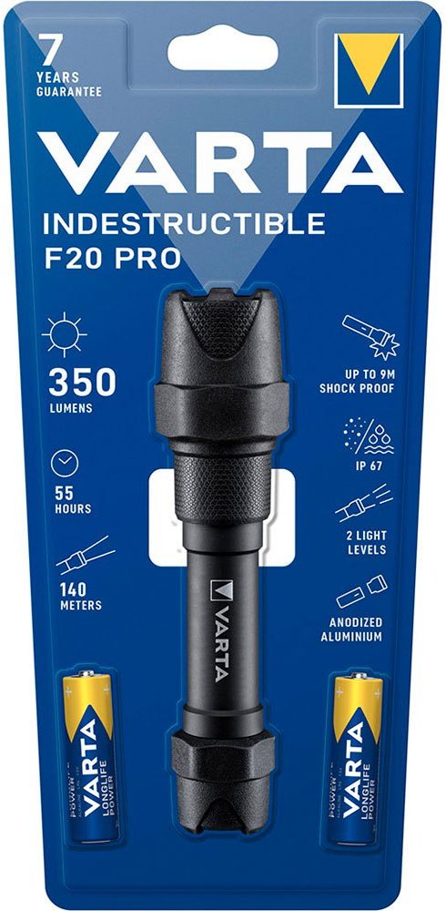 Ліхтар Varta Indestructible F20 Pro LED 2хаа