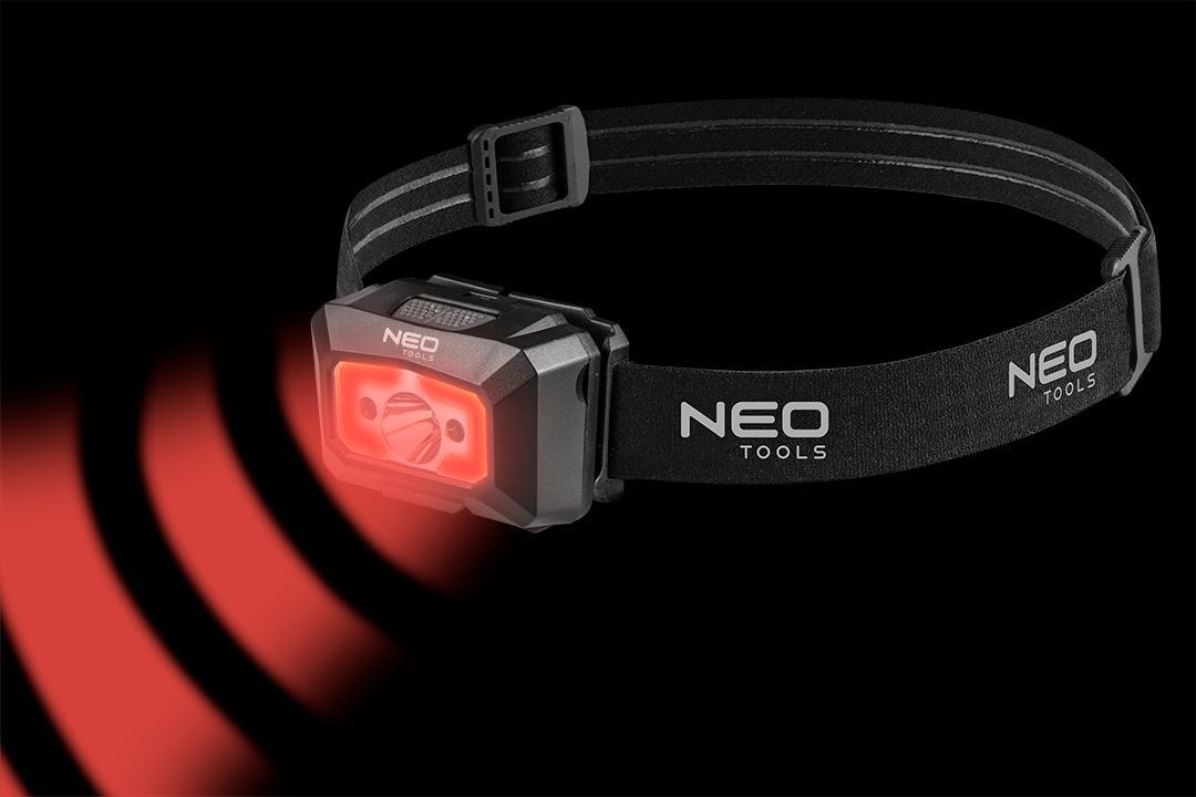 Ліхтар налобний NEO 250 люмен, 3Вт, USB (99-073)