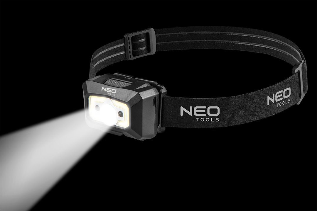 Ліхтар налобний NEO 250 люмен, 3Вт, USB (99-073)