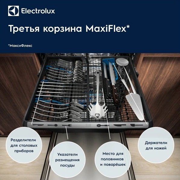 Посудомийна машина, що вбудовується Electrolux EMG48200L