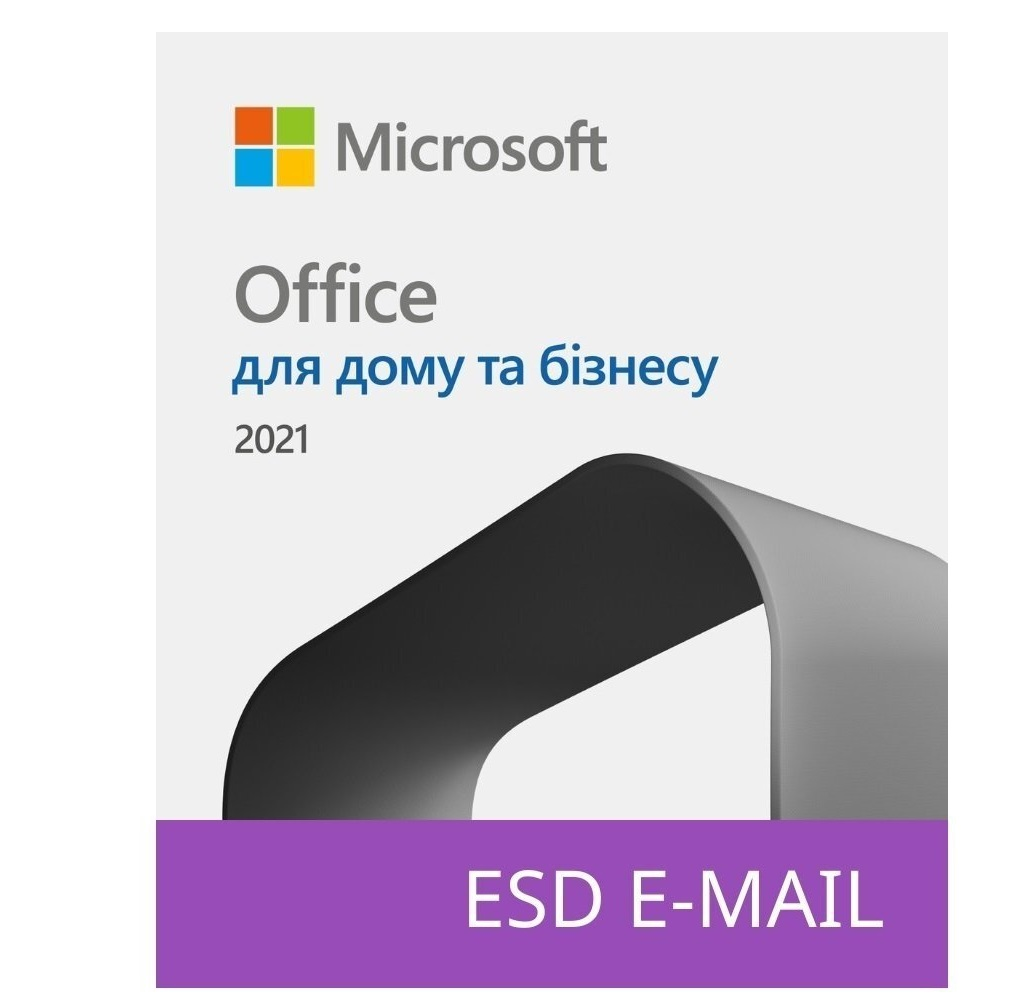 Microsoft Office для дому та бізнесу 2021 для 1 ПК або Mac, ESD – електронний ключ, всі мови (T5D-03484)