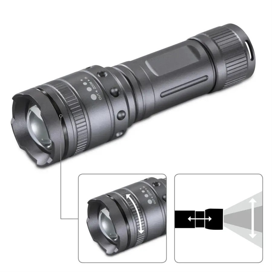 Ліхтар Hama Ultra Pro LED Torch L1000 Black (00185801)