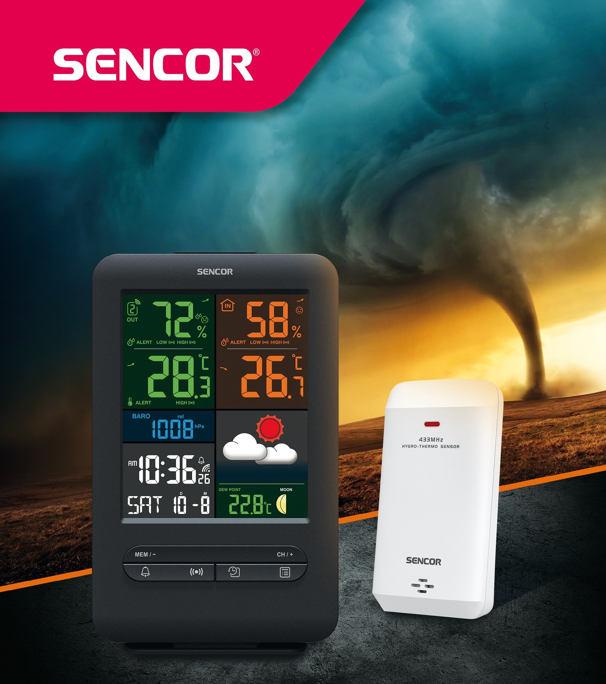 Метеостанція Sencor SWS 7300