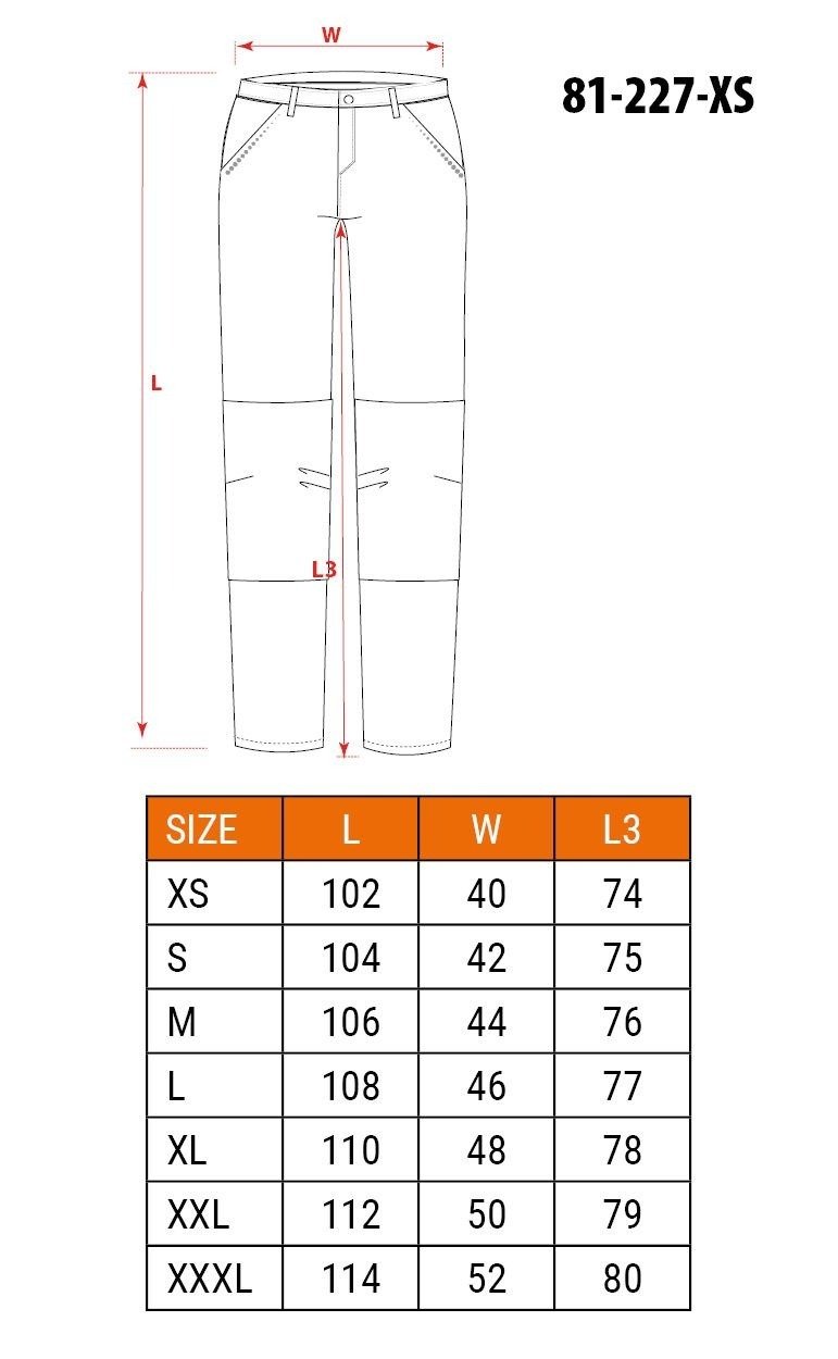 Брюки рабочие Neo Tools Premium, размер XS (46) (81-227-XS)