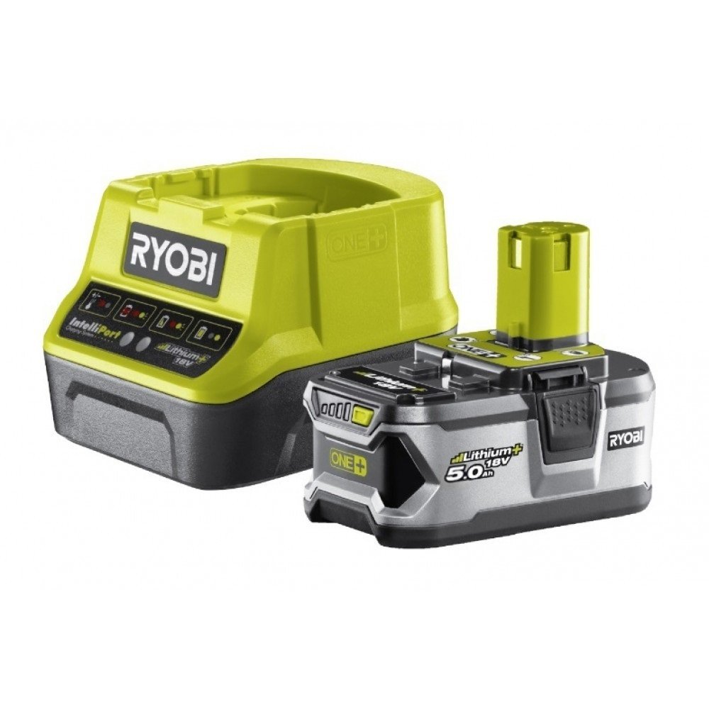 Акумулятор та зарядний пристрій Ryobi ONE+ RC18120-150, 5 Аг, 18В (5133003366)