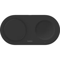 Бездротовий зарядний пристрій Belkin 2в1 15Вт Pad Qi2 Black (WIZ021VFBK)