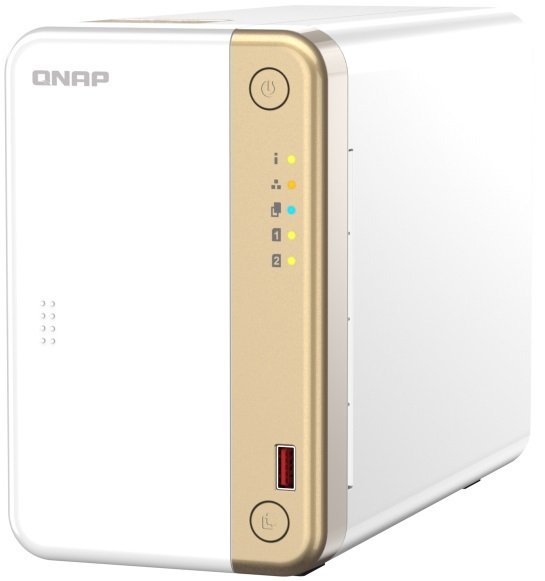 Мережеве сховище QNAP TS-262-4G (2.5GbE, HDMI, USB 3.2 Gen2)