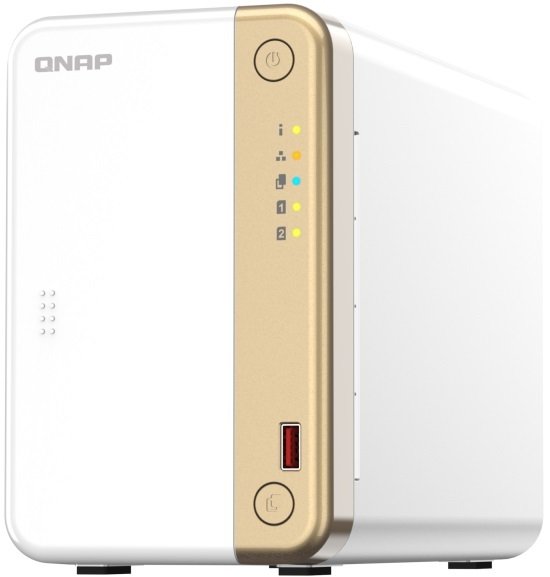 Мережеве сховище QNAP TS-262-4G (2.5GbE, HDMI, USB 3.2 Gen2)