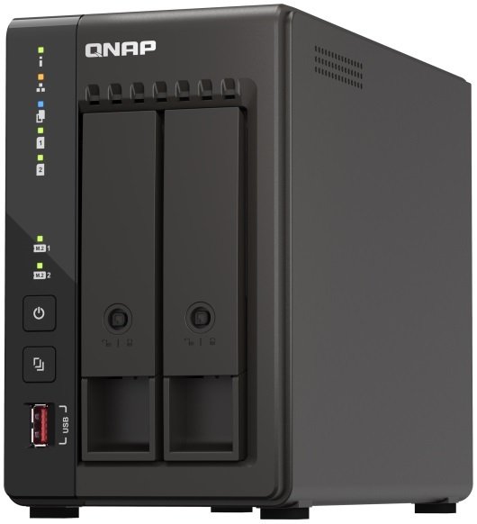 Мережеве сховище QNAP TS-253E-8G (2.5GbE, HDMI, USB 3.2 Gen2)