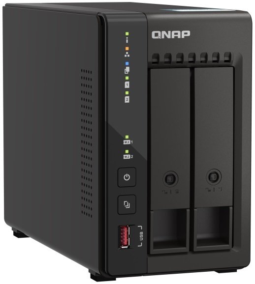 Мережеве сховище QNAP TS-253E-8G (2.5GbE, HDMI, USB 3.2 Gen2)