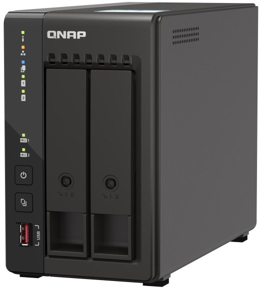 Мережеве сховище QNAP TS-253E-8G (2.5GbE, HDMI, USB 3.2 Gen2)