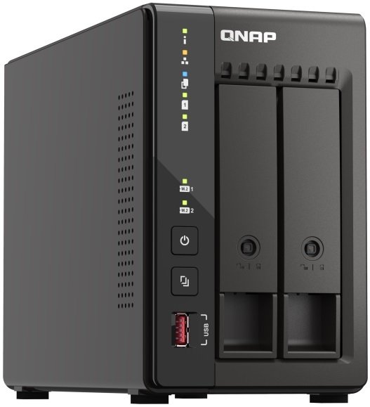 Мережеве сховище QNAP TS-253E-8G (2.5GbE, HDMI, USB 3.2 Gen2)