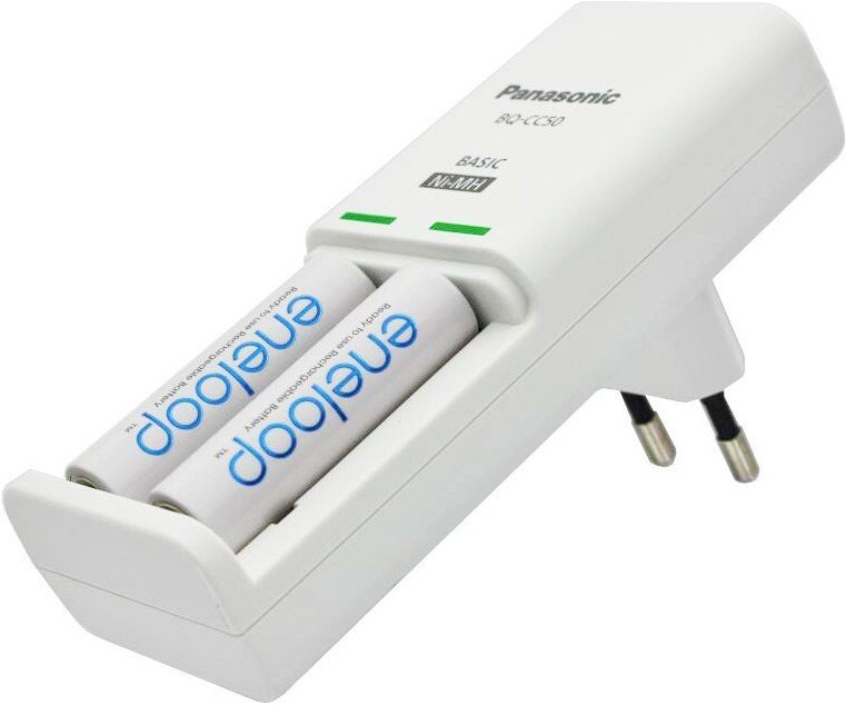 Зарядний пристрій Compact Charger+ Акумулятор Eneloop NI-MH AA 2000 мАг, 2 шт. (K-KJ50MCD20E)