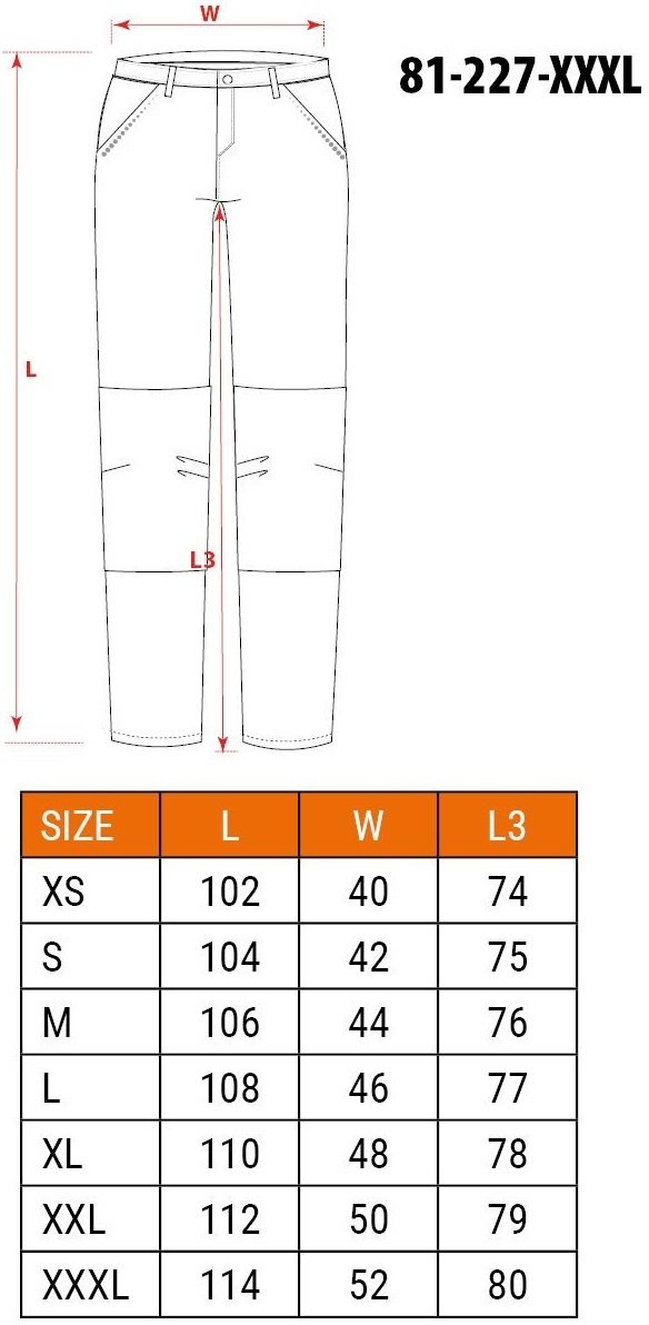 Штани робочі Neo Tools Premium, розмір XXXL/58 (81-227-XXXL)