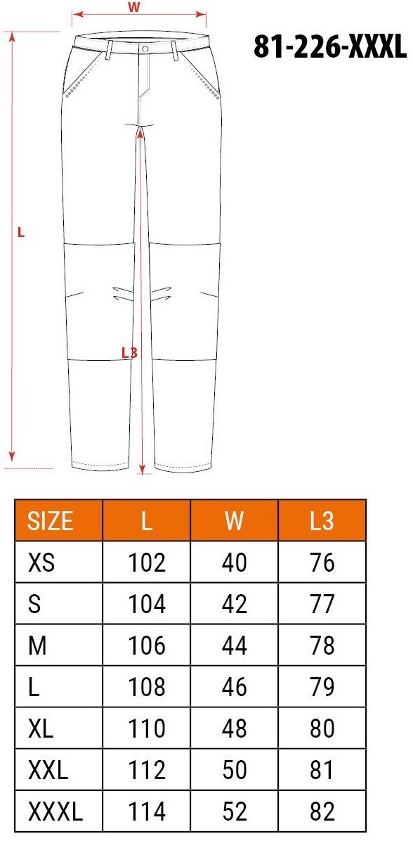 Штани робочі Neo Tools Premium, розмір XXXL/58 (81-226-XXXL)