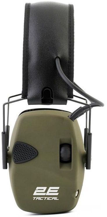 Тактичні захисні навушники 2E Pulse Pro Army Green NRR 22 dB, активні (2E-TPE026ARGN)