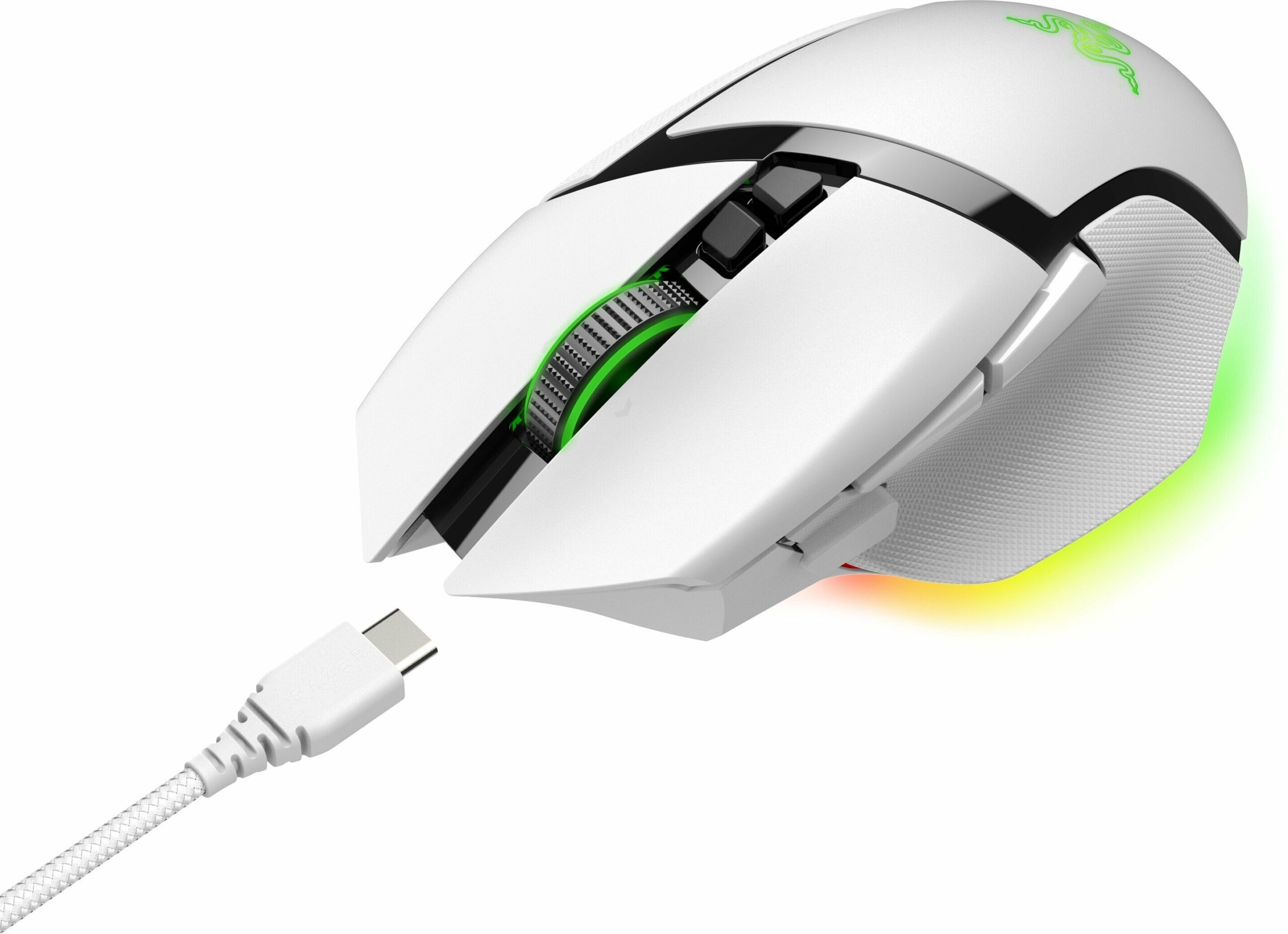 Ігрова миша Razer Basilisk V3 Pro Wireless White (RZ01-04620200-R3G1)