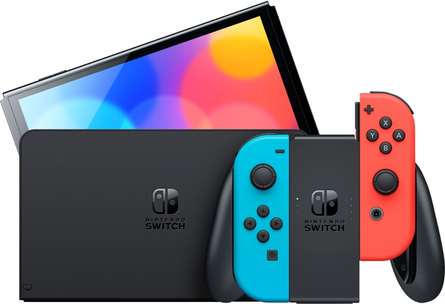 Ігрова консоль Nintendo Switch OLED (червоний/синій)