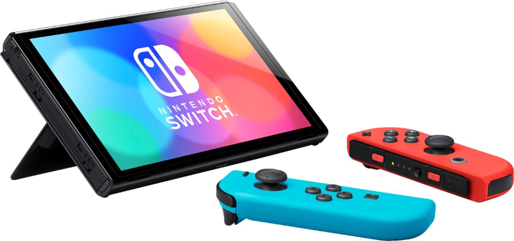 Ігрова консоль Nintendo Switch OLED (червоний/синій)