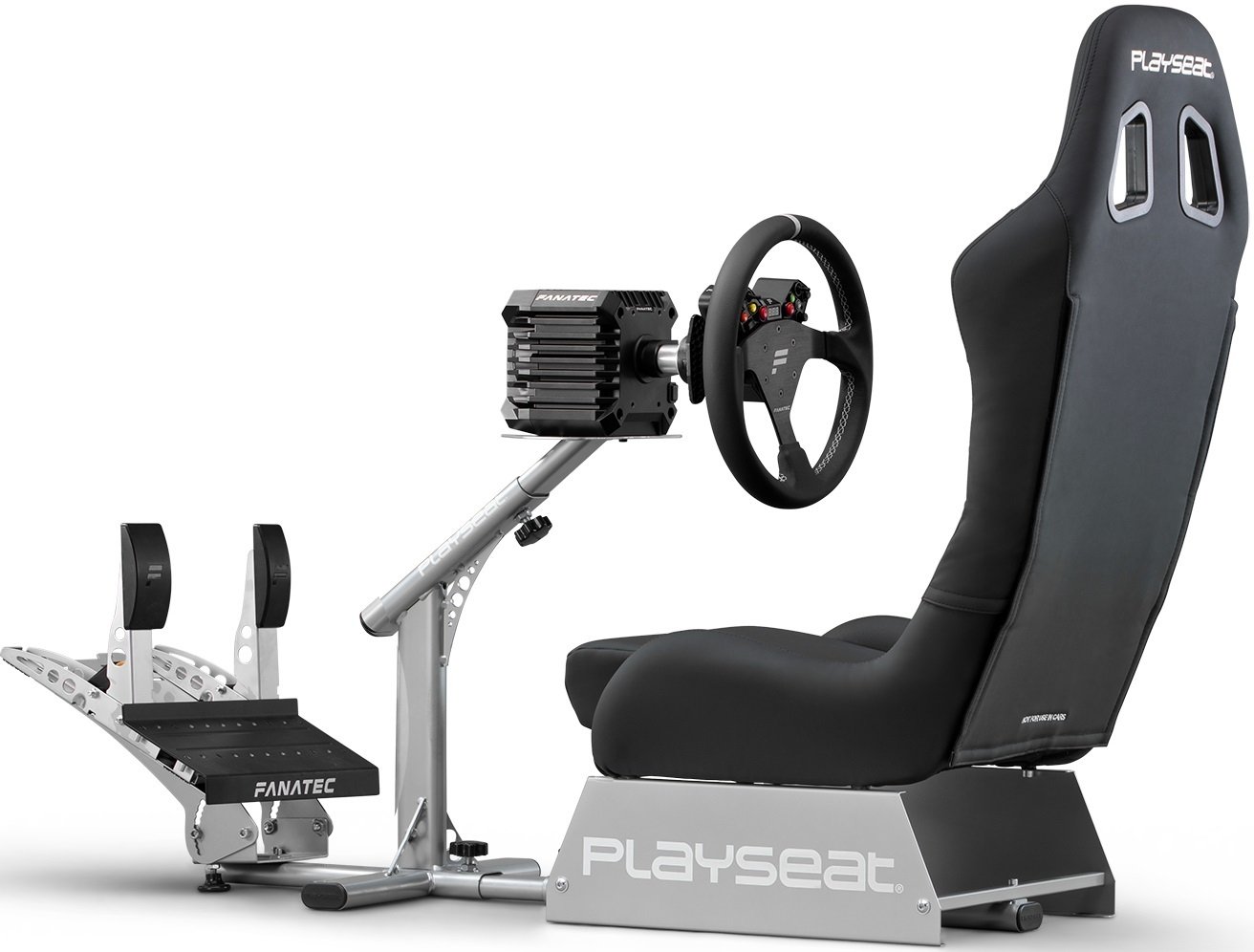 Кокпіт з кріпленням для керма та педалей Playseat Evolution Black (REM.00004)