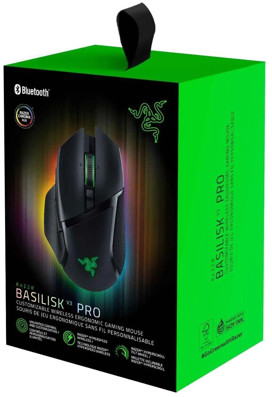 Ігрова миша Razer Basilisk V3 Pro Wireless Black (RZ01-04620100-R3G1)