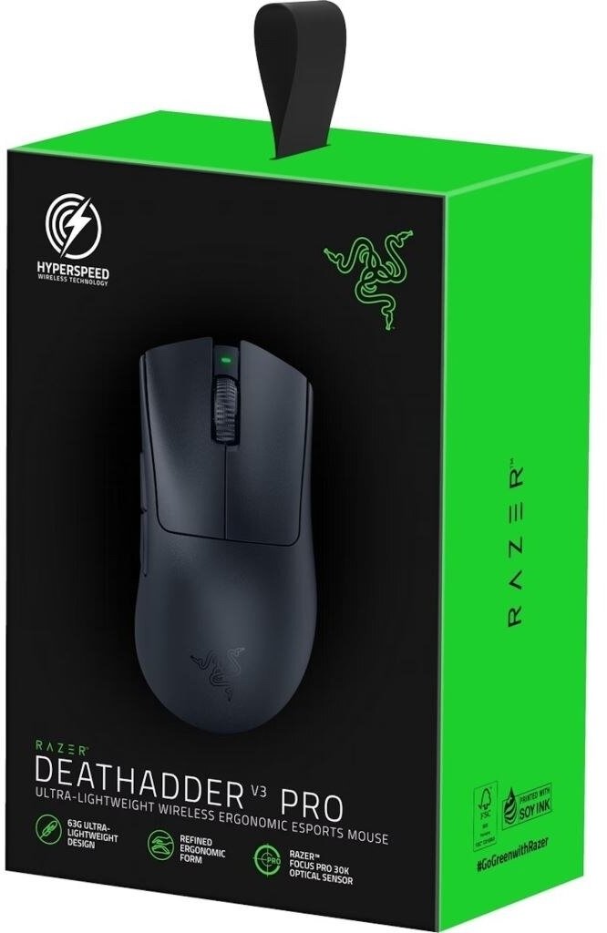 Ігрова миша Razer Deathadder V3 Pro Wireless Black (RZ01-04630100-R3G1)