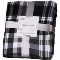 Плед Ardesto Flannel 200х220см клітинка сіра (ART0102PB)