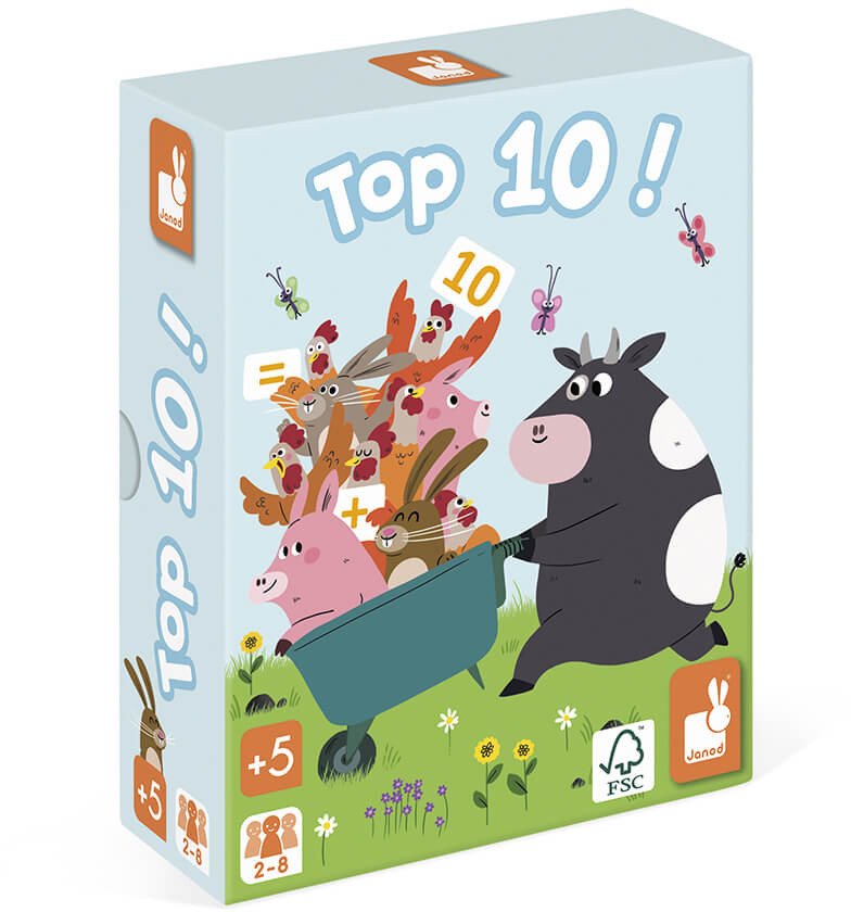 Настольная игра имеем Janod Топ 10 (J02760)