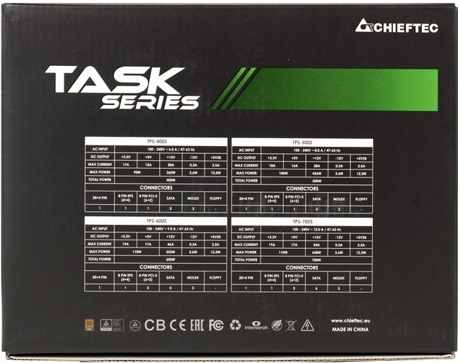 Блок живлення CHIEFTEC RETAIL Task TPS-700S (TPS-700S)