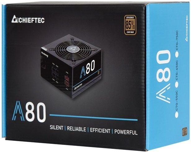 Блок живлення для ПК CHIEFTEC A-80 750W (CTG-750C) RETAIL