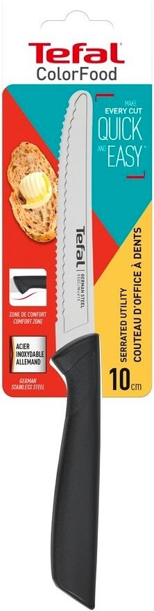 Ніж універсальний Tefal ColorFood 10см (K2731304)