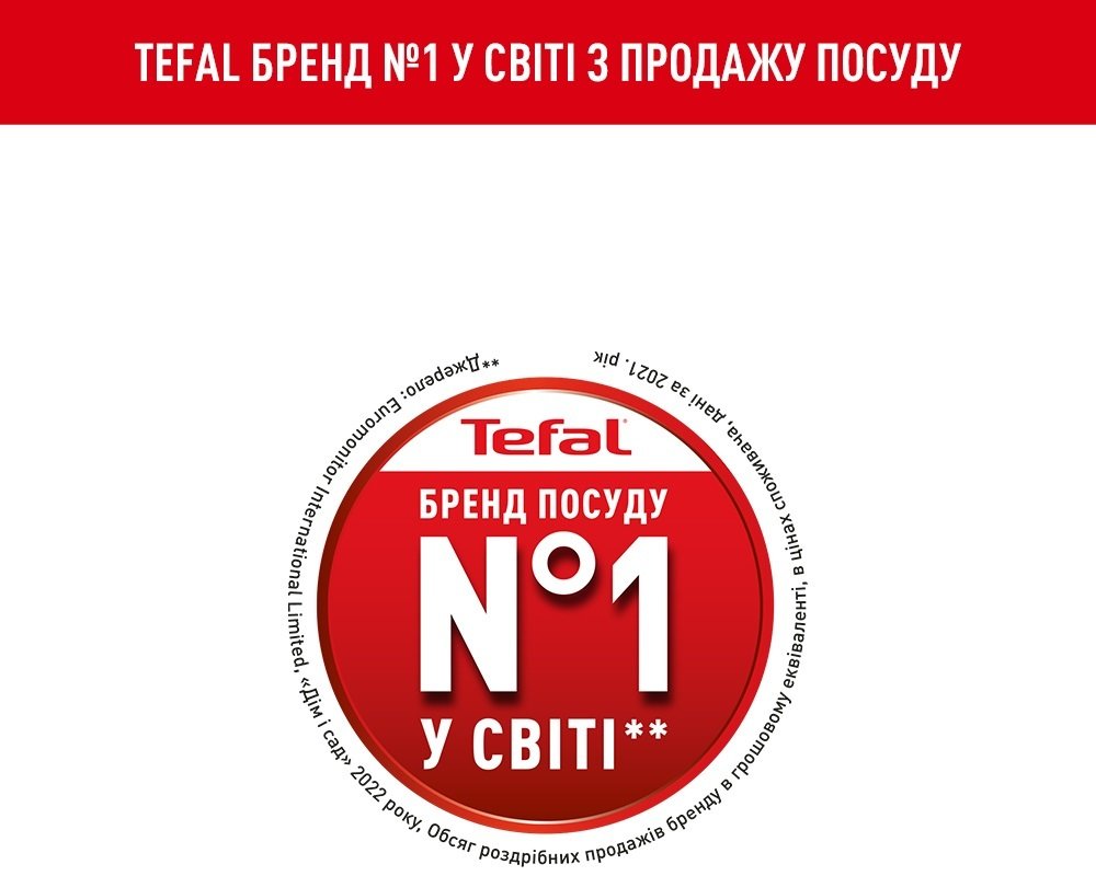 Кришка Tefal скляна 24 см (28097512)