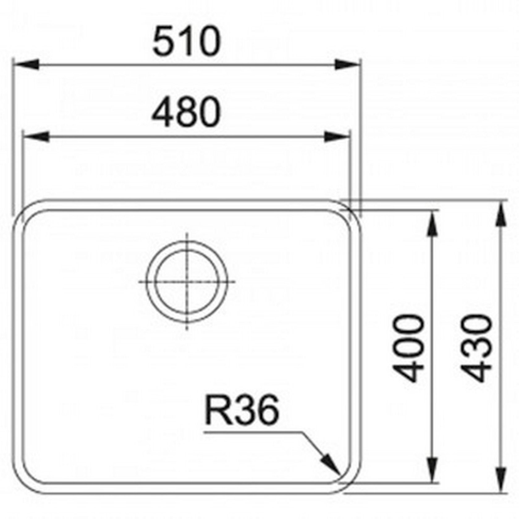 Кухонна мийка Franke ANX 110-48 (122.0204.649)