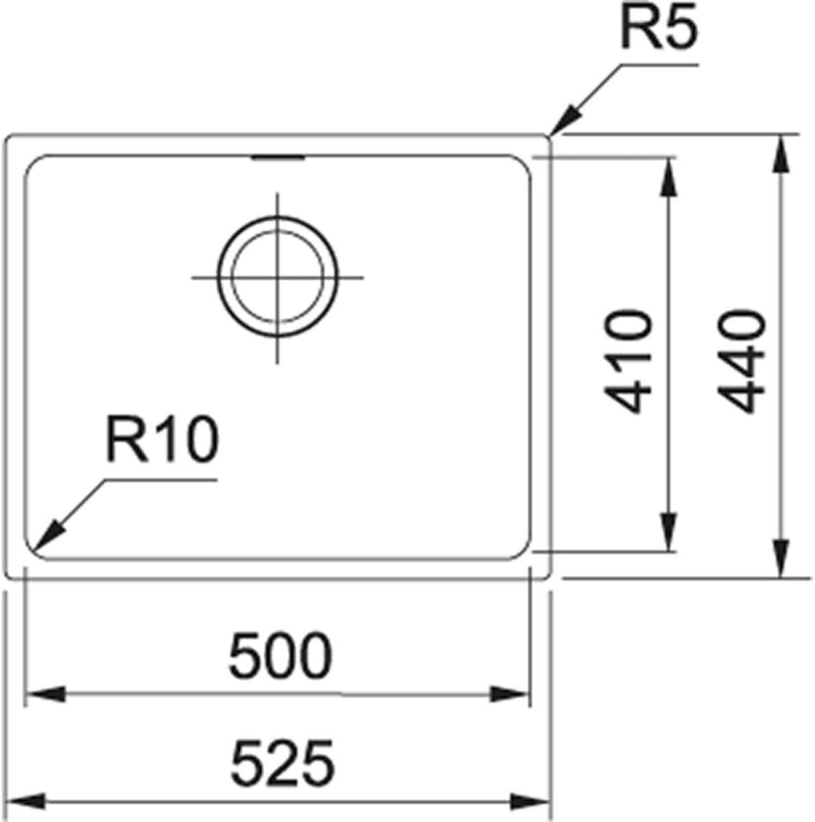 Кухонна мийка Franke Sirius SID 110-50 сірий (144.0649.561)