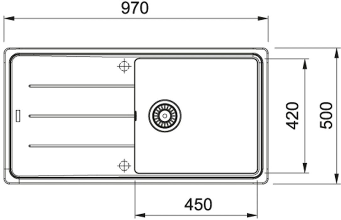 Кухонная мойка Franke BFG 611-97 бежевый (114.0363.932)