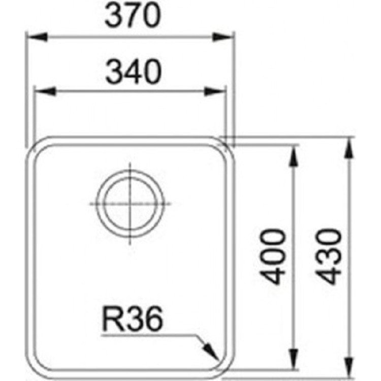 Кухонная мойка Franke ANX 110-34 (122.0204.647) (122.0204.647)